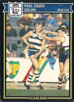 1987 Scanlens VFL #65 Paul Couch Front